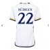 Günstige Real Madrid Antonio Rudiger #22 Heim Fussballtrikot Damen 2023-24 Kurzarm